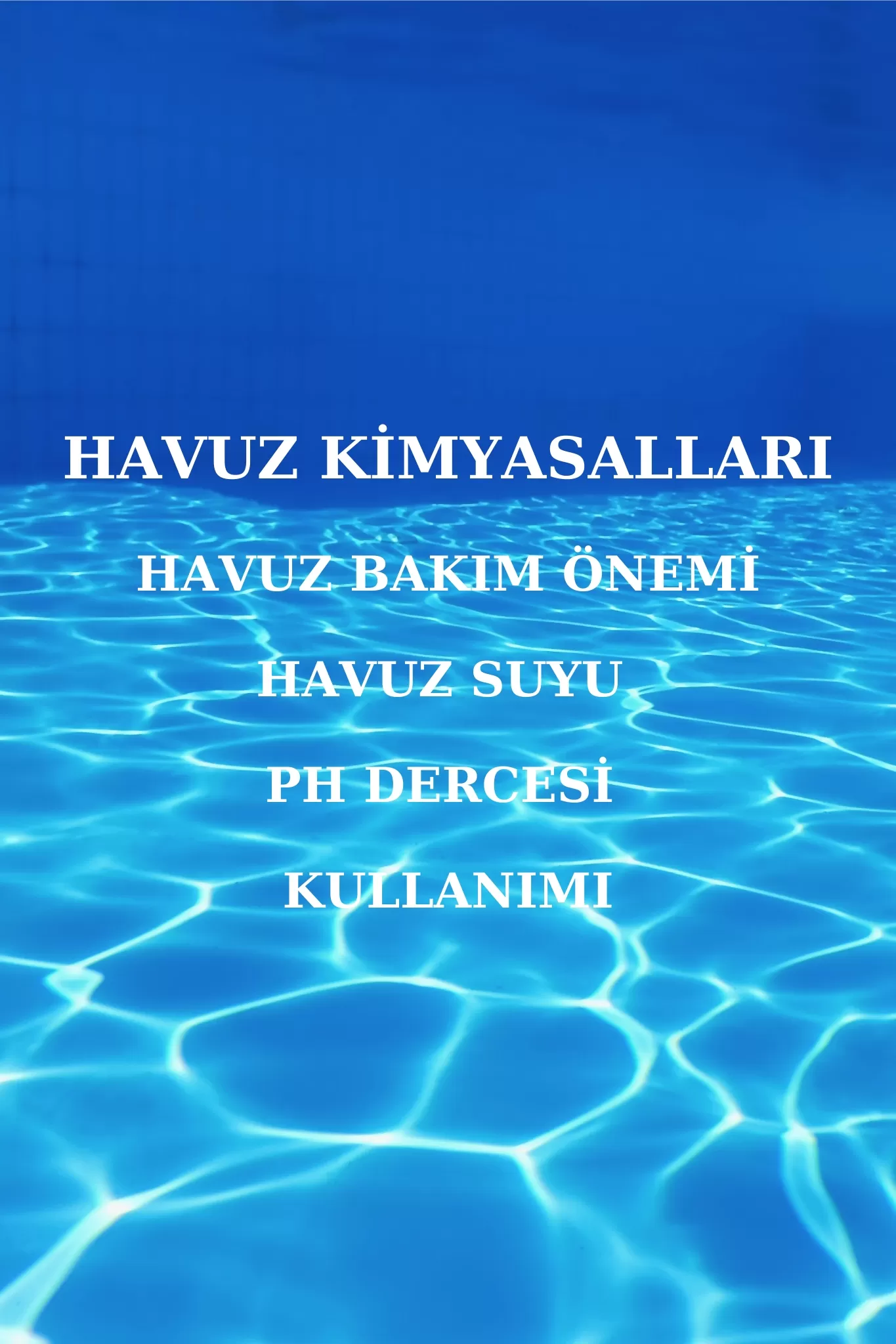 HAVUZ KİMYASALLARI 